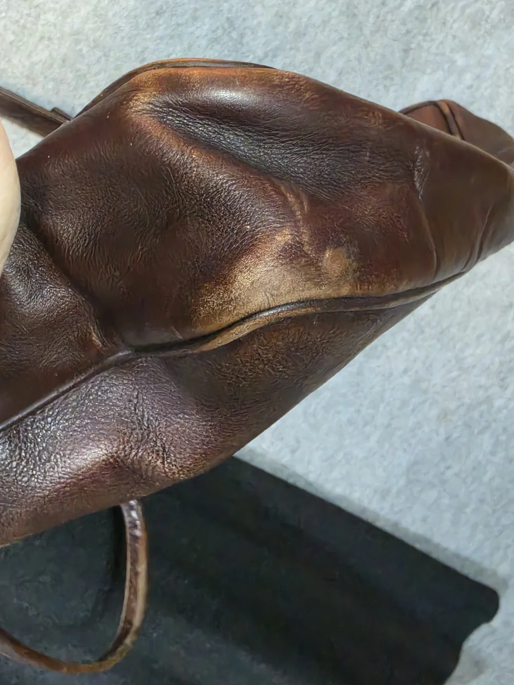 Frye Vintage Brown Leather Laptop Satchel